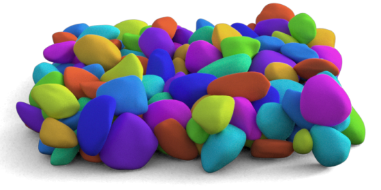 Gravel #1, Material IDs Gravel #1, Material IDs