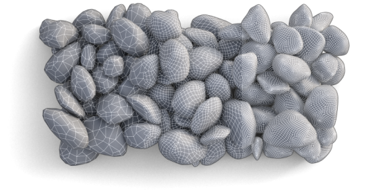 Gravel #1, Poly Count