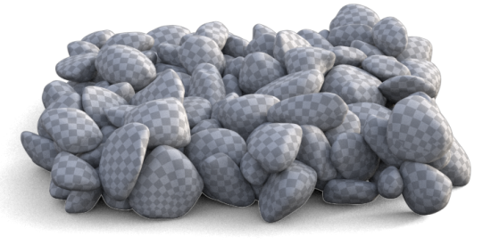 Gravel #1, UV Mapping